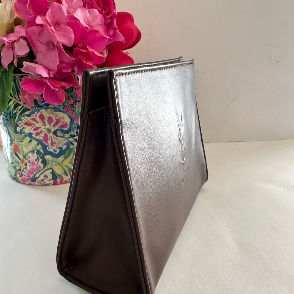 YSL Yves Saint Laurent Beauty Cosmetic Bag Novelty NWT - Picture 8 of 9